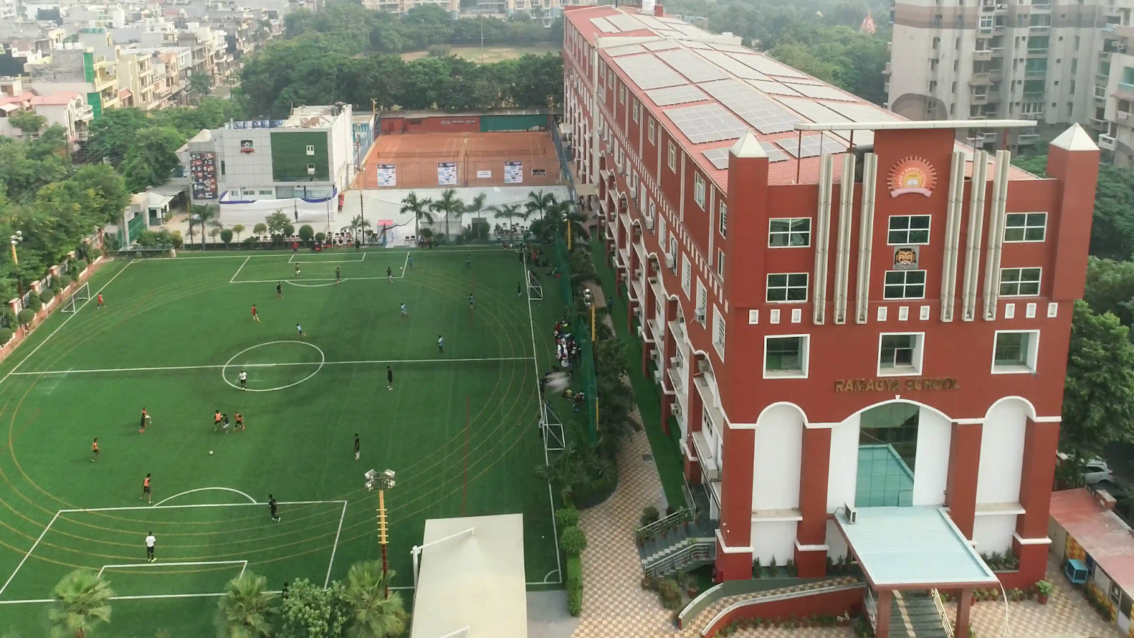 the school campus of MRIS,sector 51,gurgaon